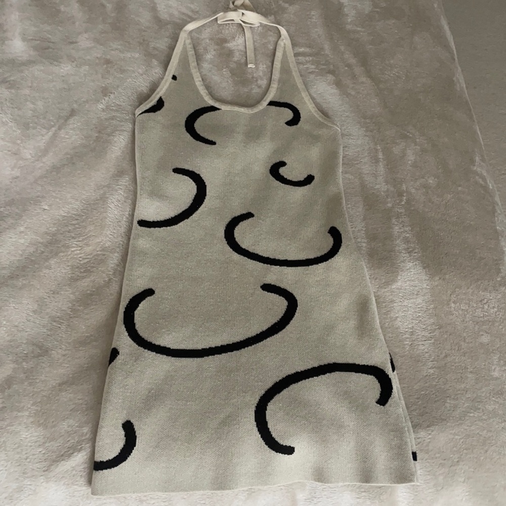 Halter fitted sweater dress - ONLY WORN ONCE!